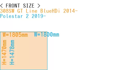 #308SW GT Line BlueHDi 2014- + Polestar 2 2019-